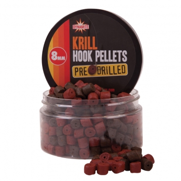 Dynamite Baits Pre Drilled Krill Hook Pellets - 8mm